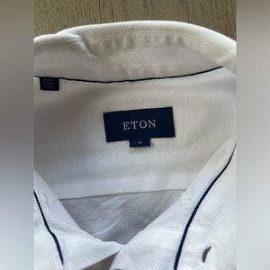 White eton polo